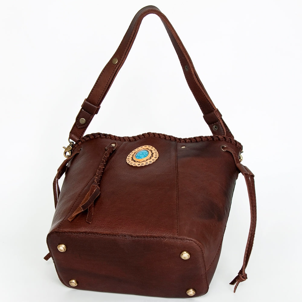 American Darling ADBGD160A Bucket Genuine Leather women bag western handbag purse
