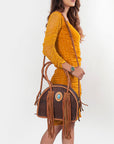 American Darling ADBGD162A Tote Hair On Genuine Leather women bag western handbag purse