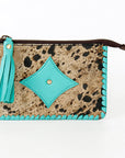 American Darling ADBGD165 Coin Purse Hair-On Genuine Leather Women Bag Western Handbag Purse