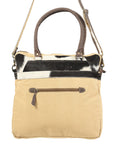 OHLAY KB110 TOTE Upcycled Wool Upcycled Canvas Hair-on Genuine Leather women bag western handbag purse