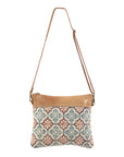 OHLAY KB136 Cross Body Upcycled Wool Upcycled Canvas Hair-On Genuine Leather women bag western handbag purse