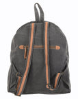 OHLAY KB139 Backpack Hand Tooled Upcycled Canvas Hair-On Genuine Leather women bag western handbag purse