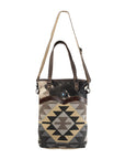 OHLAY KB161 TOTE Hand Tooled Upcycled Wool Upcycled Canvas Hair-on Genuine Leather women bag western handbag purse