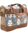 OHLAY KB175 TOTE Upcycled Wool Upcycled Canvas Genuine Leather women bag western handbag purse