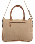 OHLAY KB176 TOTE Upcycled Wool Upcycled Canvas Hair-on Genuine Leather women bag western handbag purse