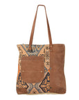 OHLAY KB195 TOTE Upcycled Wool Genuine Leather women bag western handbag purse