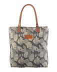 OHLAY KB204 TOTE Upcycled Canvas Genuine Leather women bag western handbag purse