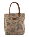 OHLAY KB206 TOTE Upcycled Canvas Genuine Leather women bag western handbag purse