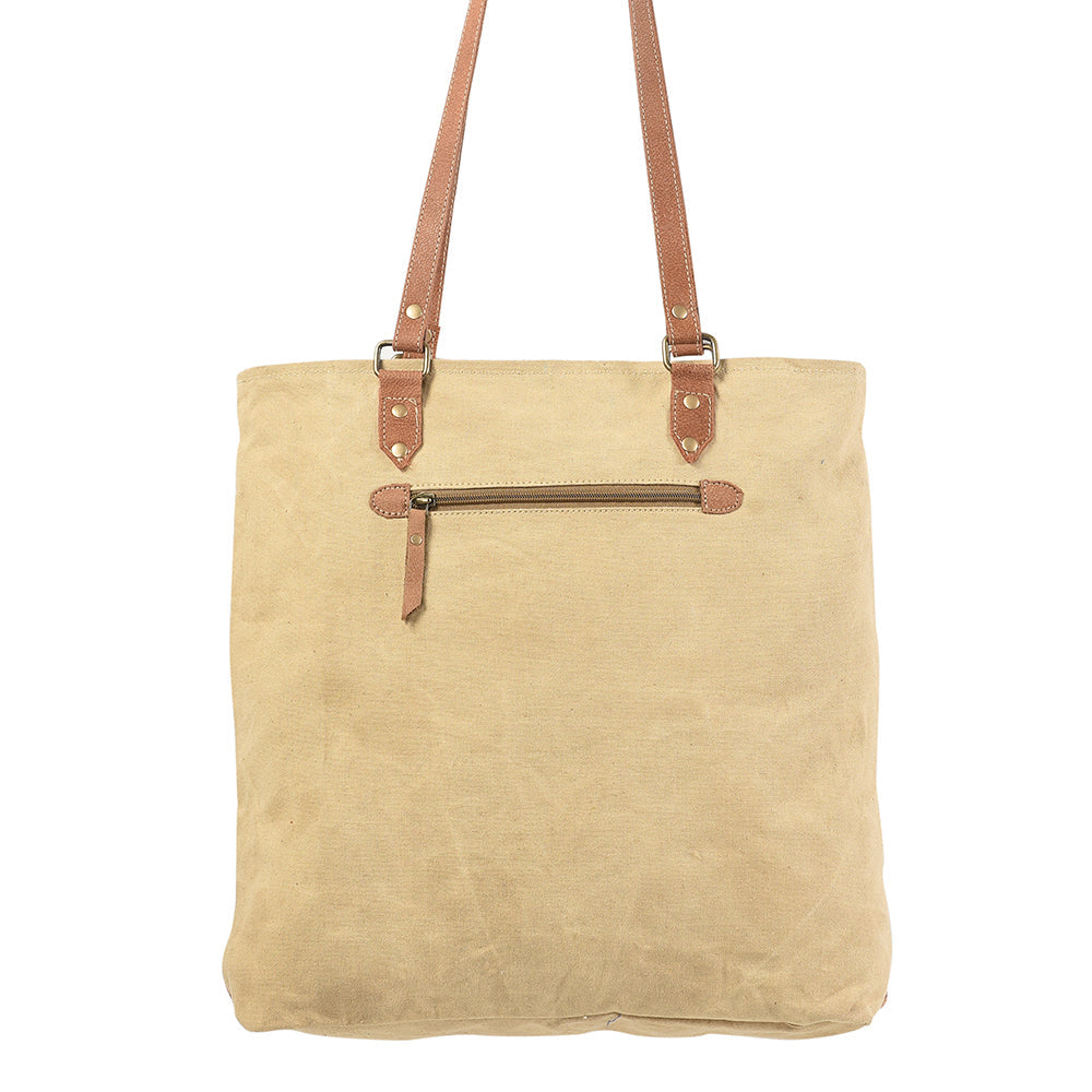 OHLAY KB213 TOTE Upcycled Wool Upcycled Canvas Genuine Leather women bag western handbag purse