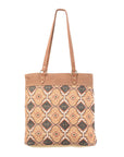 OHLAY KB213 TOTE Upcycled Wool Upcycled Canvas Genuine Leather women bag western handbag purse