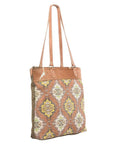 OHLAY KB215 TOTE Upcycled Wool Upcycled Canvas Hair-on Genuine Leather women bag western handbag purse