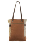 OHLAY KB224 TOTE Upcycled Canvas Genuine Leather women bag western handbag purse