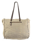 OHLAY KB232 TOTE Upcycled Wool Upcycled Canvas Embossed Hair-on Genuine Leather women bag western handbag purse