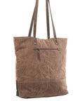 OHLAY KB284 TOTE Upcycled Wool Upcycled Canvas Genuine Leather women bag western handbag purse