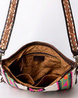 American Darling Messenger Saddle Blanket Genuine Leather women bag western handbag purse