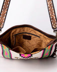 American Darling Messenger Saddle Blanket Genuine Leather women bag western handbag purse