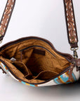 American Darling Messenger Saddle Blanket Genuine Leather women bag western handbag purse