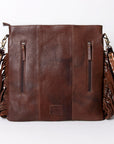 American Darling ADBGA266D Large Crossbody Saddle Blanket Genuine Leather women bag western handbag purse