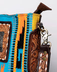 American Darling Messenger Saddle Blanket Genuine Leather Women Bag Western Handbag Purse