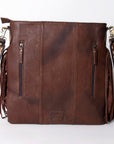 American Darling Large Crossbody Hand Tooled Saddle Blanket Genuine Leather women bag western handbag purse