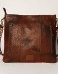 American Darling ADBGA271C Large Crossbody Hand Tooled Saddle Blanket Genuine Leather women bag western handbag purse