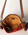 American Darling Large Crossbody Saddle Blanket Genuine Leather women bag western handbag purse