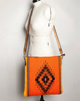 American Darling Large Crossbody Saddle Blanket Genuine Leather women bag western handbag purse