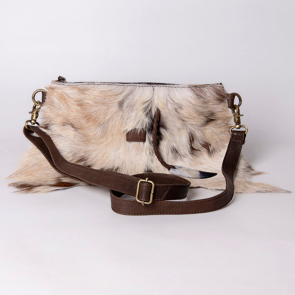 American Darling Hair On Genuine Leather Women Bag Western Handbag Purse