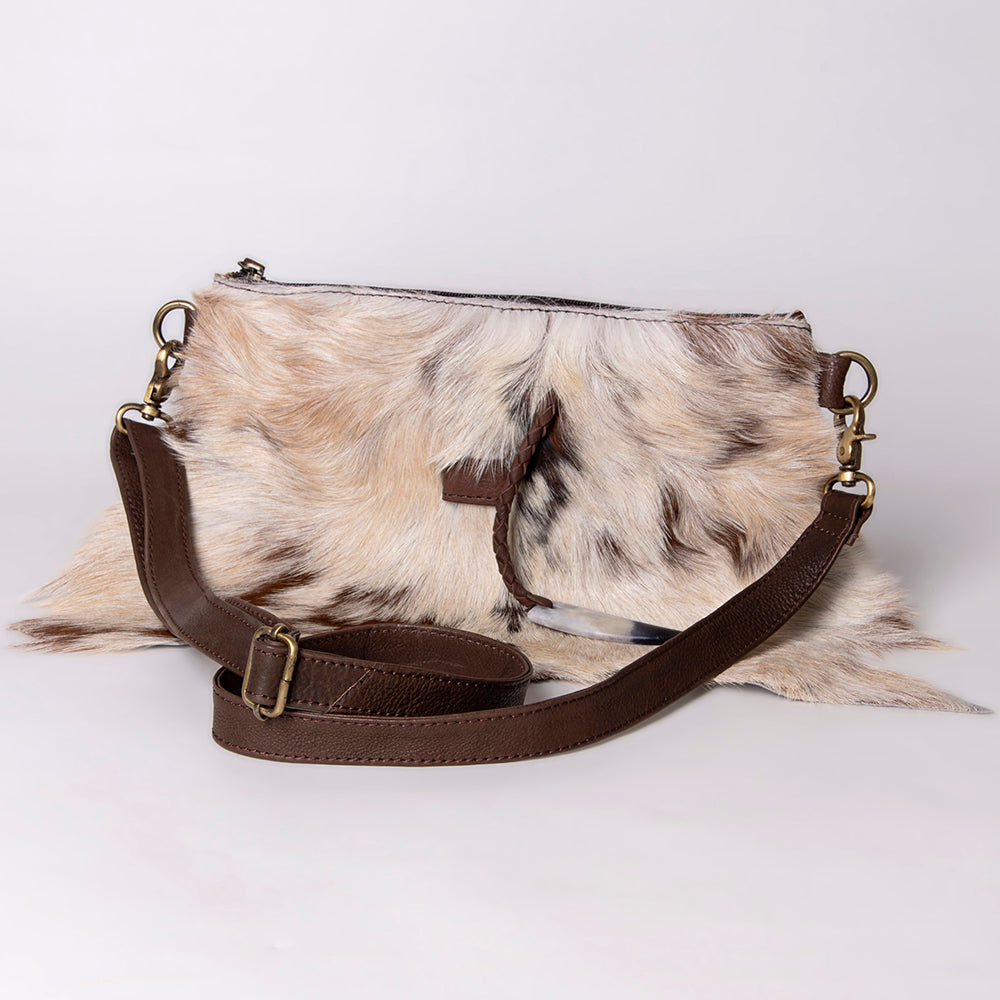 American Darling Hair On Genuine Leather Women Bag Western Handbag Purse