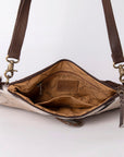 American Darling Hair On Genuine Leather Women Bag Western Handbag Purse