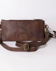 American Darling Hair On Genuine Leather Women Bag Western Handbag Purse