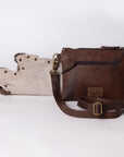 American Darling Cross Body Hair On Genuine Leather women bag western handbag purse