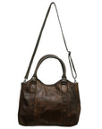 Never Mind Nmbgm127A Tote Vintage Handmade Genuine Cowhide Leather Women Bag Western Handbag Purse