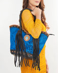 American Darling ADBGD175 Tote Hair On Genuine Leather women bag western handbag purse