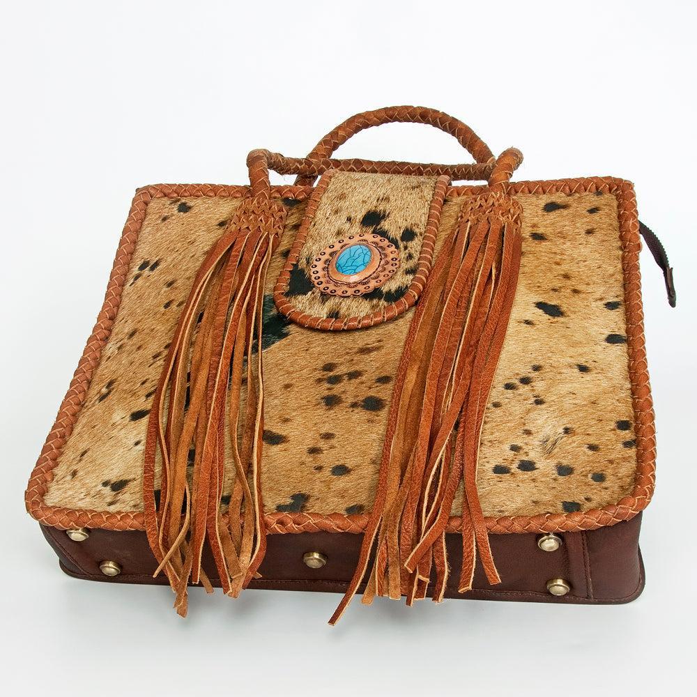 American Darling ADBGD176 Tote Hair-On Genuine Leather Women Bag Western Handbag Purse