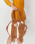 American Darling Tote Hair-On Genuine Leather Western Women Bag Handbag Purse | Travel Bags College Casual