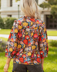 Amara Puff Sleeve Tied Blouse