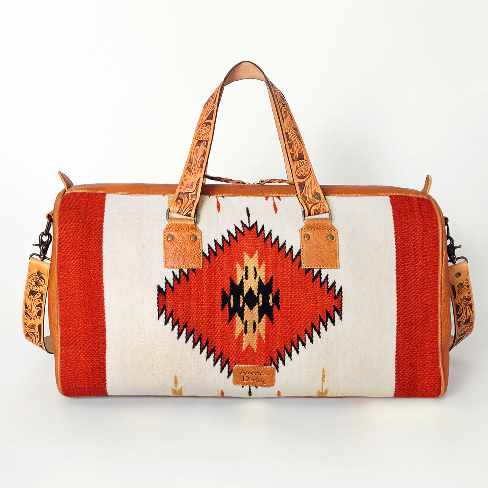 ADBG870A American Darling Saddle Blanket Genuine Leather Women Bag Western Handbag Purse