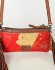 American Darling Small Crossbody Hair On Genuine Leather Women Bag Western Handbag Purse