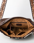 American Darling Messenger Saddle Blanket Genuine Leather Women Bag Western Handbag Purse