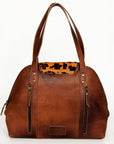 ADBG881B American Darling Saddle Blanket Hair On Genuine Leather Women Bag Western Handbag Purse