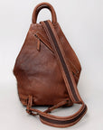 ADBG883 American Darling Hand Tooled Hair On Genuine Leather Women Bag Western Handbag Purse