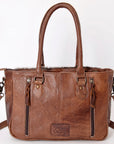 American Darling ADBG887 Tote Hair-On Genuine Leather Women Bag Western Handbag Purse