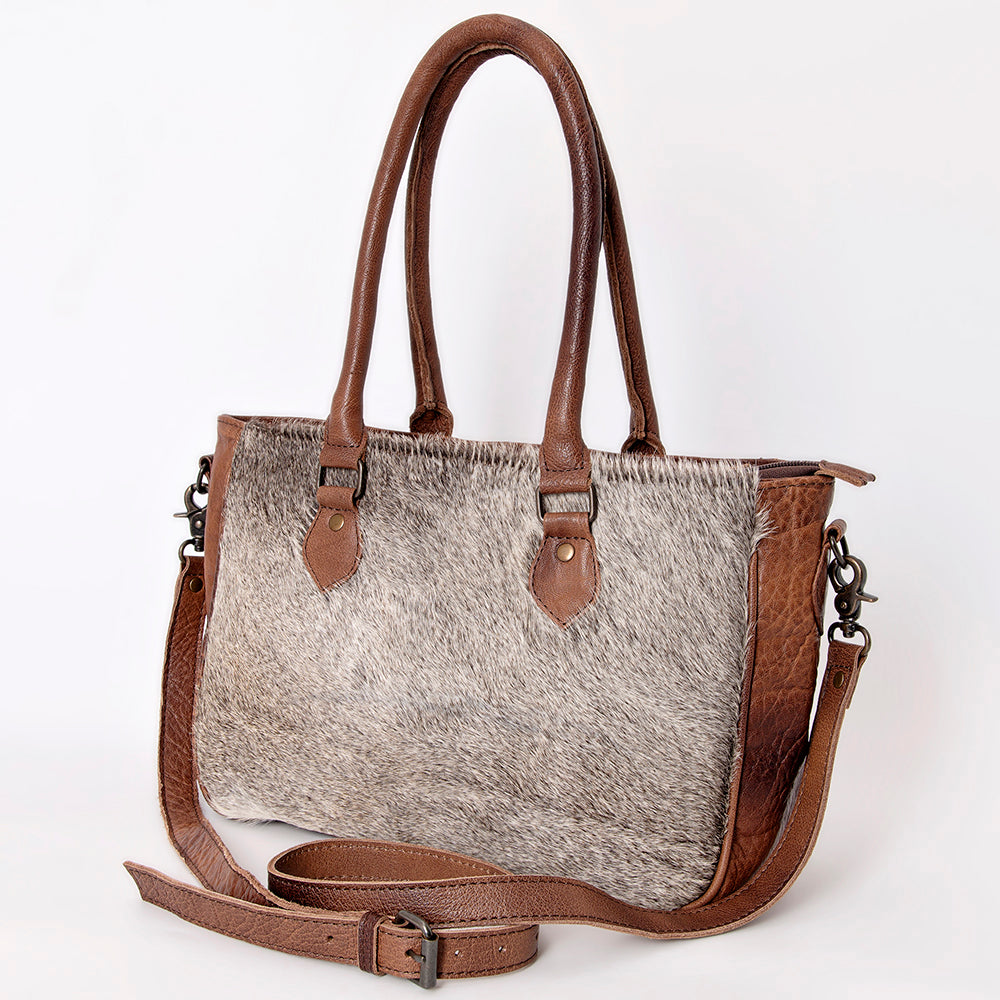 American Darling ADBG887 Tote Hair-On Genuine Leather Women Bag Western Handbag Purse