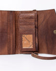 American Darling Wallet Hand Tooled Genuine Leather women bag western handbag purse