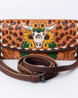 American Darling Wallet Hand Tooled Genuine Leather women bag western handbag purse
