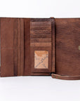 American Darling Wallet Hand Tooled Genuine Leather women bag western handbag purse