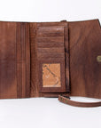 American Darling Wallet Hand Tooled Genuine Leather women bag western handbag purse