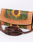American Darling Wallet Hand Tooled Genuine Leather women bag western handbag purse
