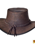 Crazy Horse Cow Suede Chocolate Brown Cowboy Hat Hilason